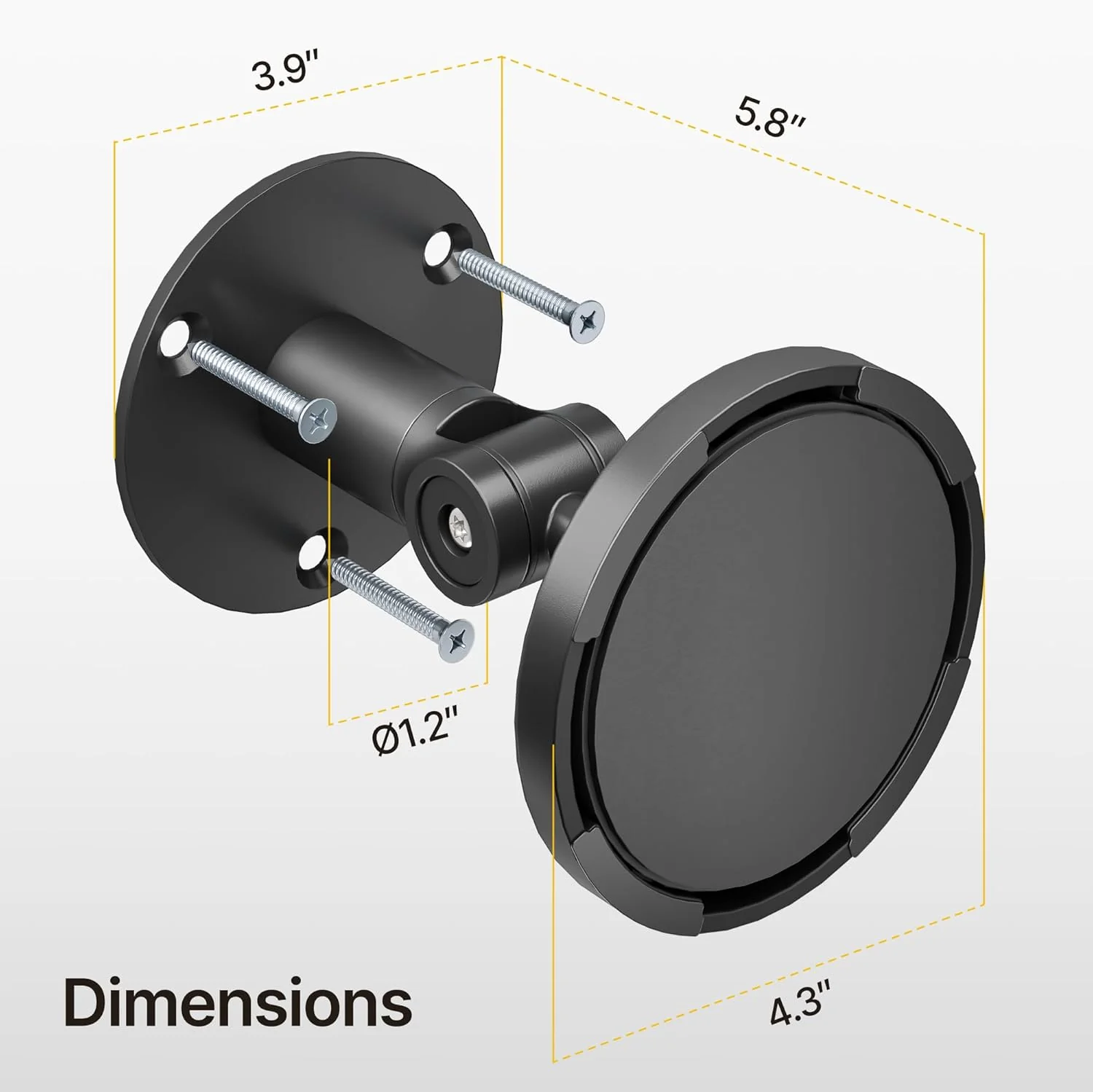 Anti-Theft Tablet Wall Mount | HW1291WBK - Image 7