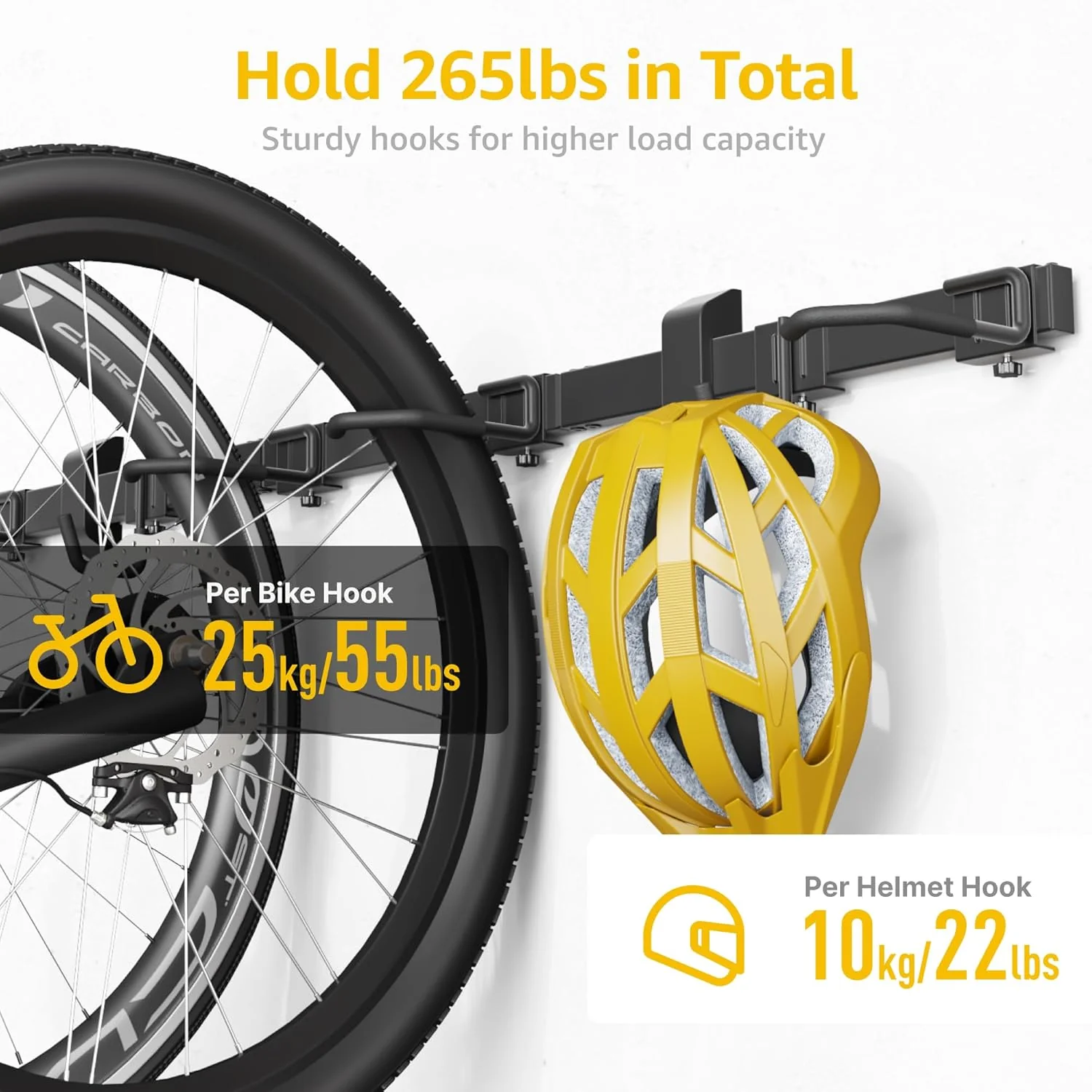 Bike Storage Rack for 4 Bikes | VA1005BK - Image 3