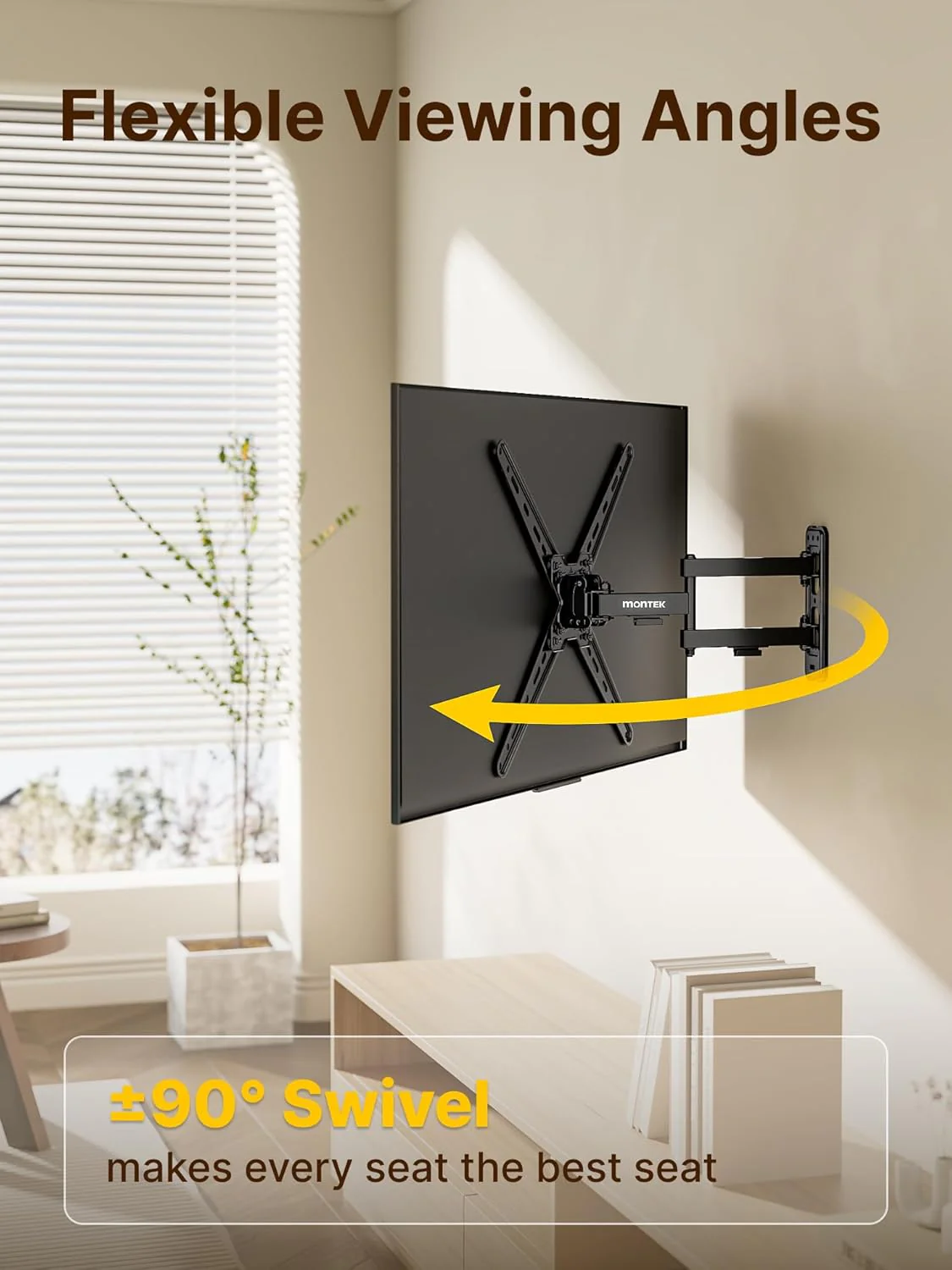Full Motion TV Wall Mount for 13"-55" TVs | HW1240BK - Image 5
