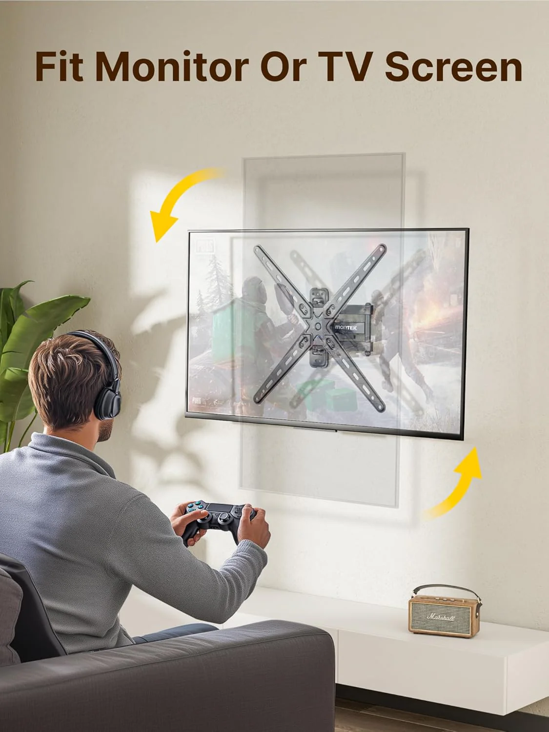 Full Motion TV Wall Mount for 13"-55" TVs | HW1240BK - Image 8
