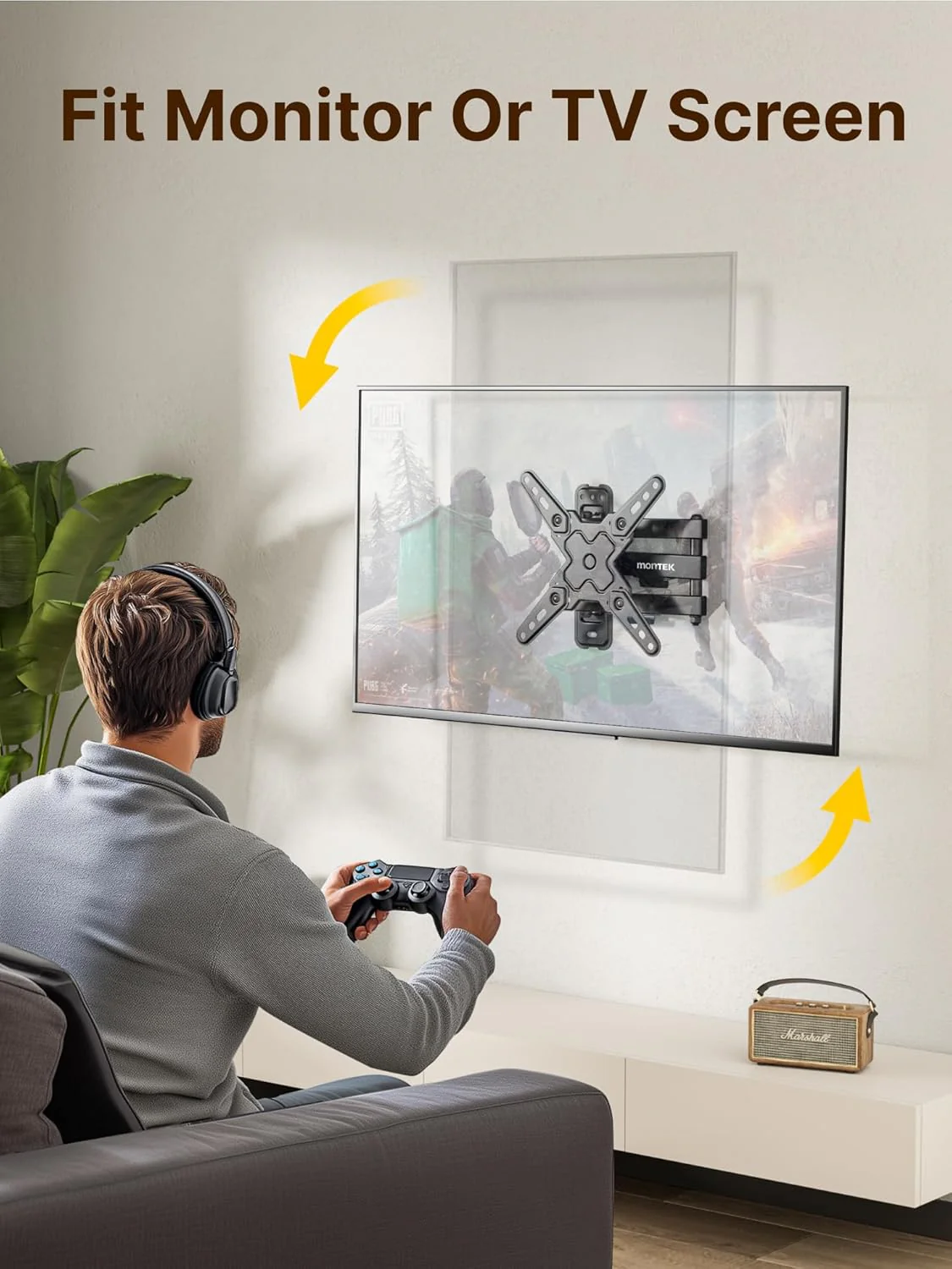 Full Motion TV Wall Mount for 13“-43” TVs |  HW1239BK - Image 8