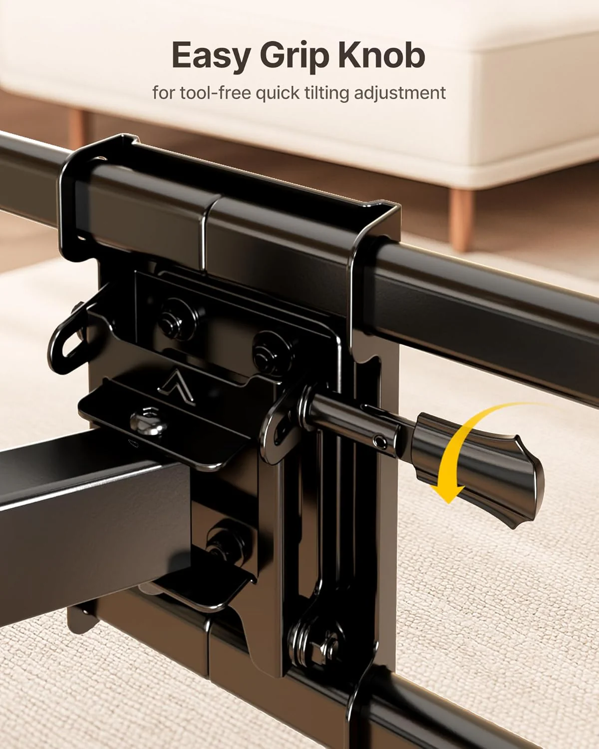 Full Motion TV Wall Mount for 37"-84" TVs | HW1272BK - Image 4