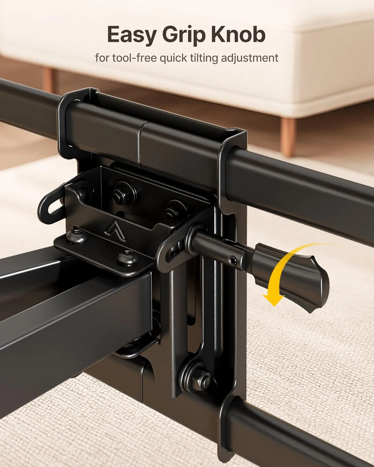 Heavy Duty TV Wall Mount for 37"-90" TV | HW1271BK - Image 4