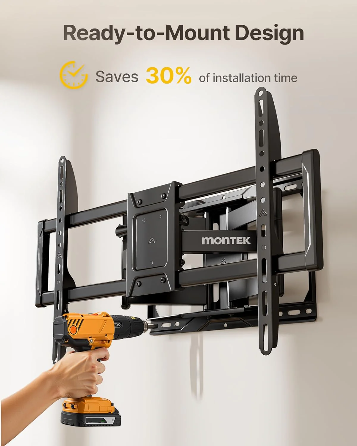 Heavy Duty TV Wall Mount for 37"-90" TV | HW1271BK - Image 8