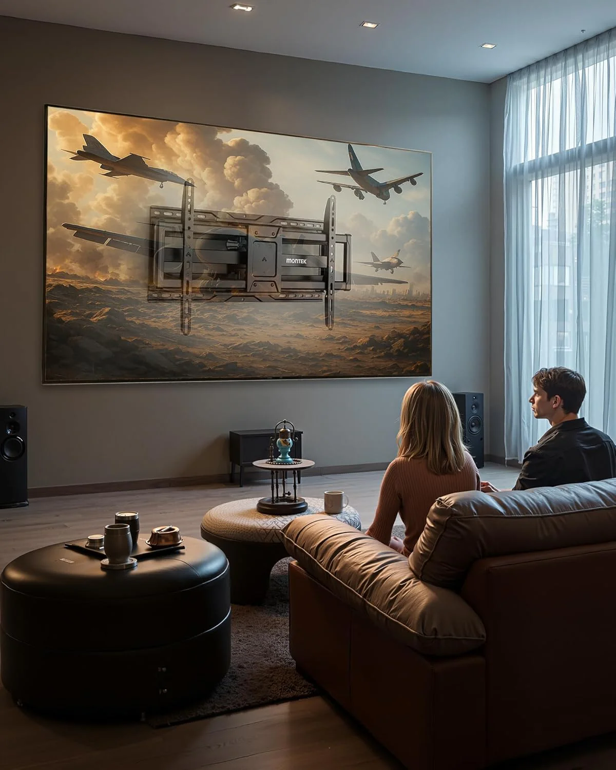 Heavy Duty TV Wall Mount for 37"-90" TVs | HW1269BK - Image 7