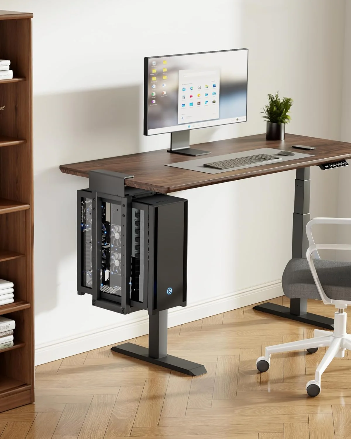 Heavy-Duty Under Desk PC Mount | HW1286BK - Image 7