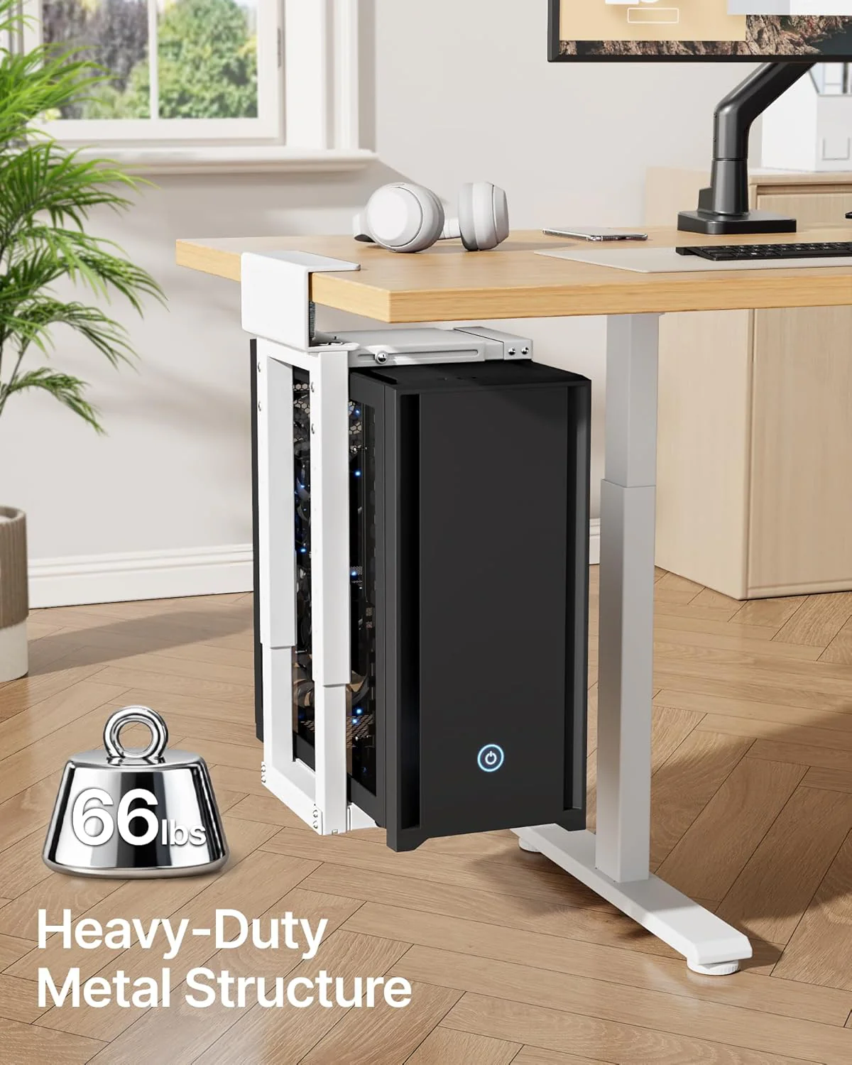 Heavy-Duty Under Desk PC Mount | HW1286WH - Image 3