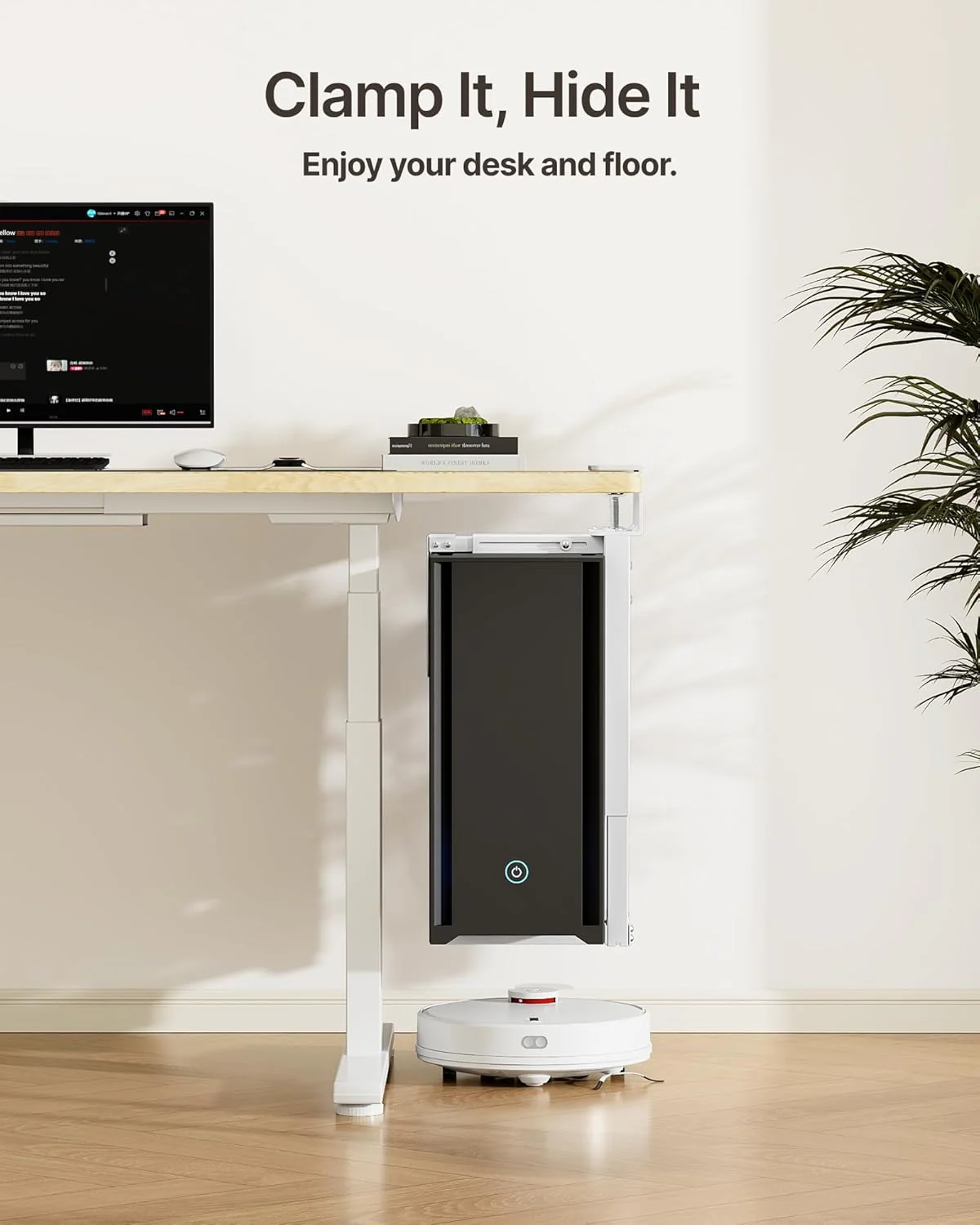 Heavy-Duty Under Desk PC Mount | HW1286WH - Image 6
