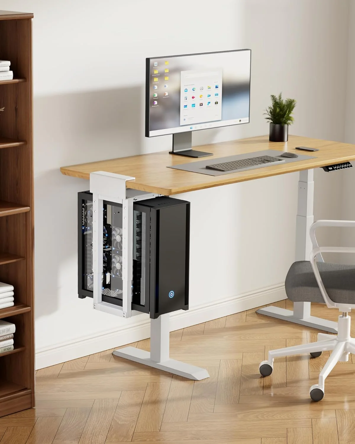 Heavy-Duty Under Desk PC Mount | HW1286WH - Image 7