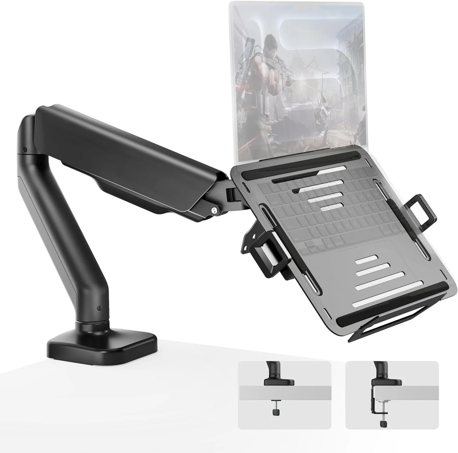 Laptop Arm Mount for Desk | MA1002LPBK