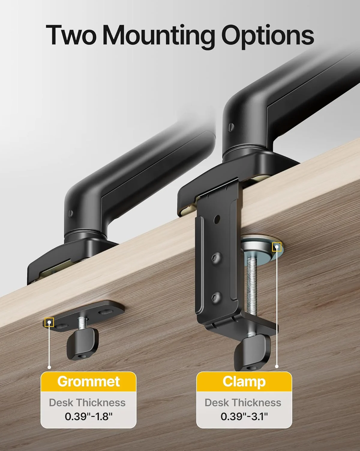 Laptop Arm Mount for Desk | MA1002LPBK - Image 3