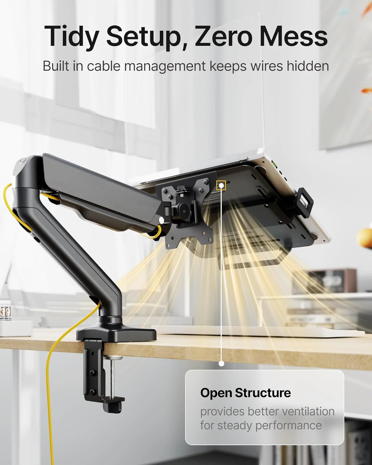 Laptop Arm Mount for Desk | MA1002LPBK - Image 6