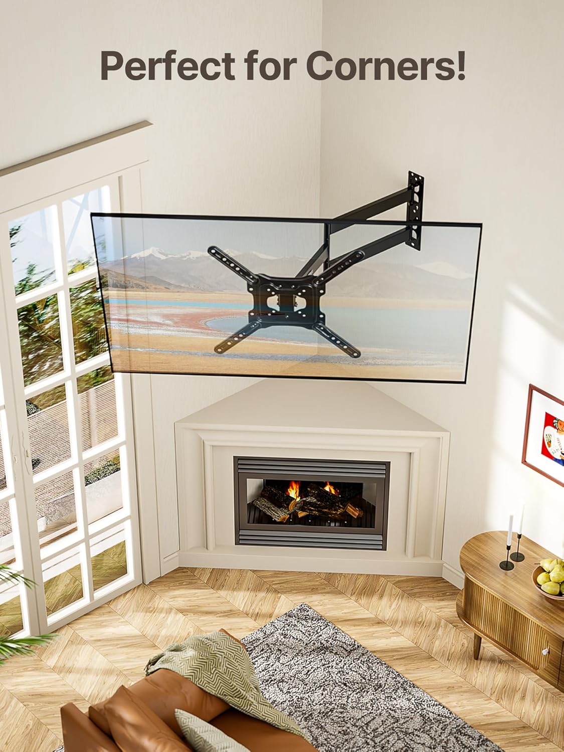 Long Arm TV Wall Mount for Most 23"-65" TVs | HW1256BK - Image 6