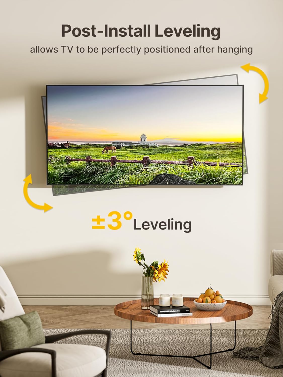 Long Arm TV Wall Mount for Most 23"-65" TVs | HW1257BK - Image 8
