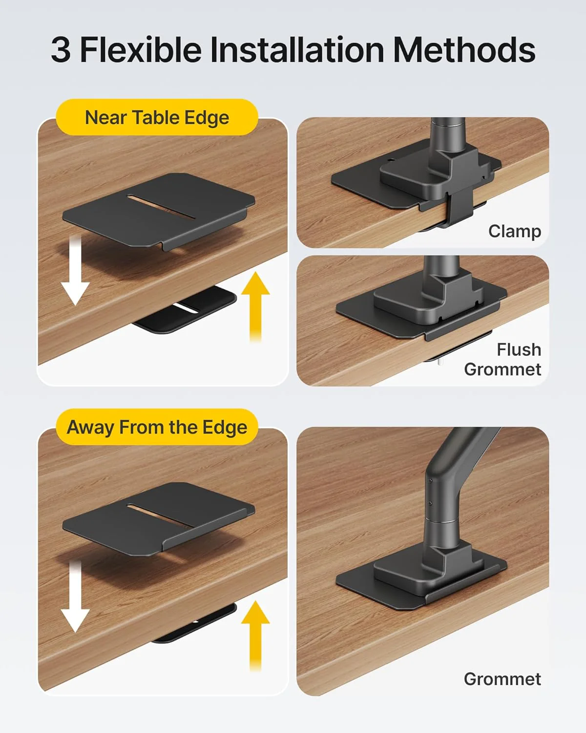 Monitor Mount Reinforcement Plate | MA1000BK-AC1 - Image 7