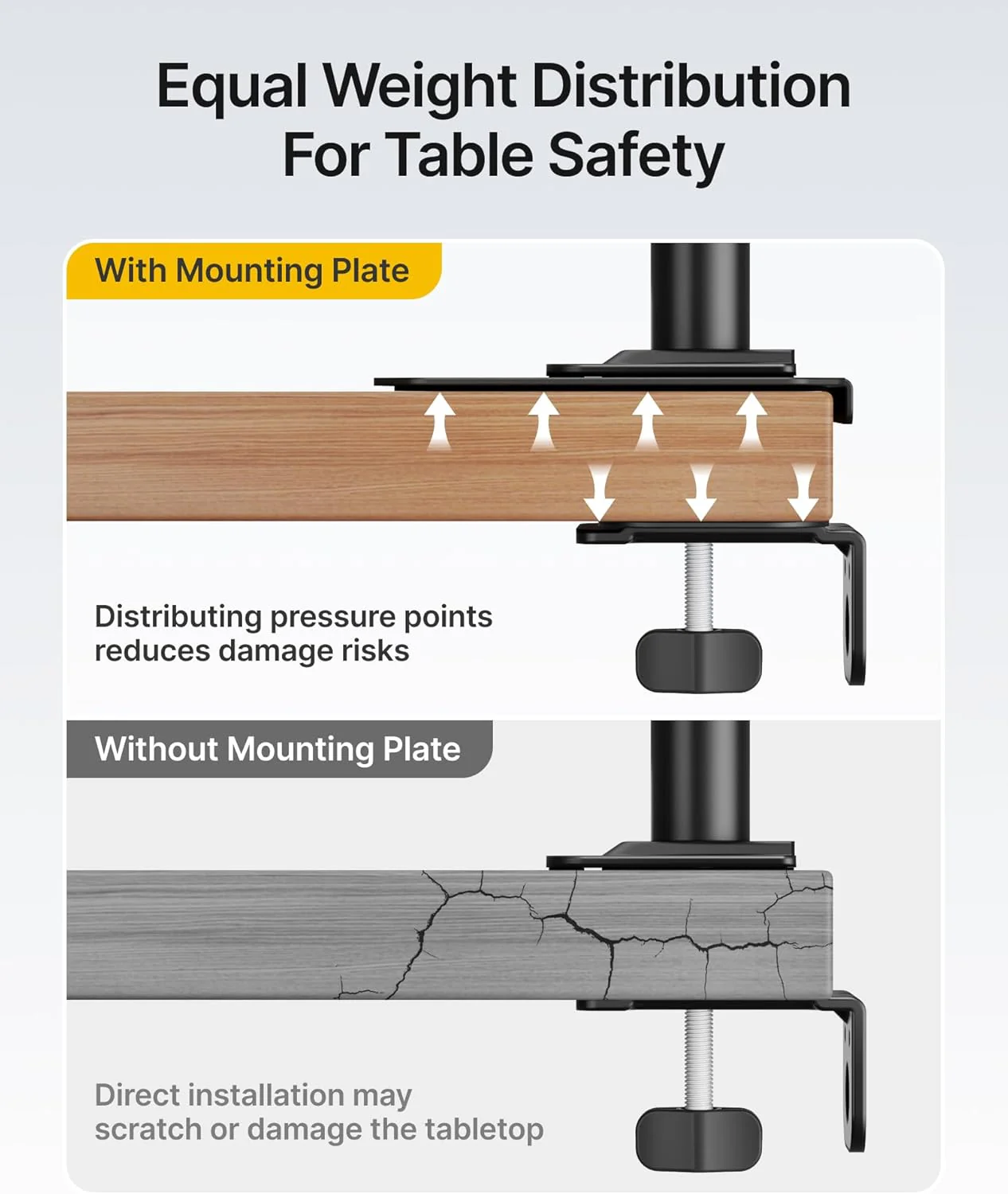 Monitor Mount Reinforcement Plate | MA1000BK-AC1 - Image 8