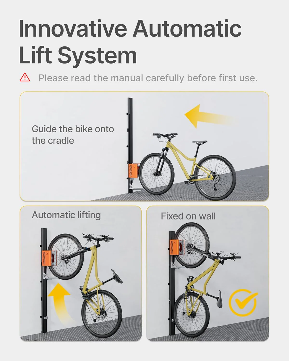 Automatic Lift E-Bike Rack | VA1009OR - Image 3