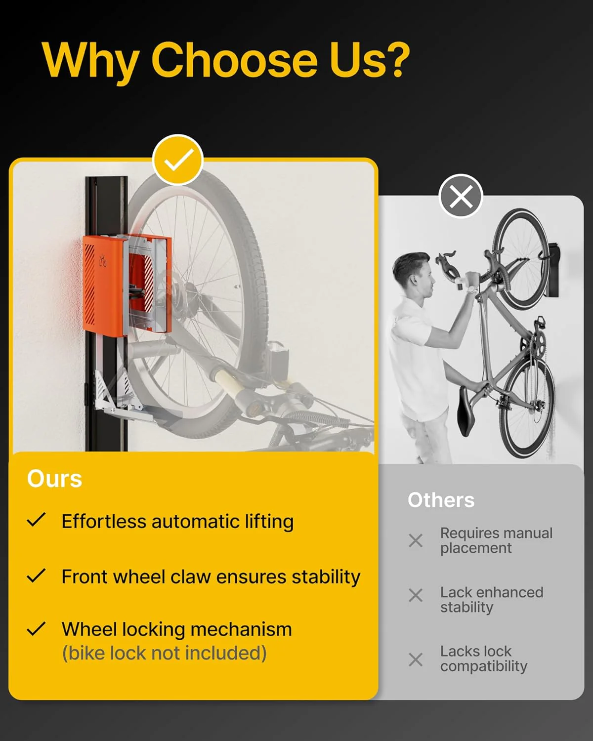 Automatic Lift E-Bike Rack | VA1009OR - Image 6