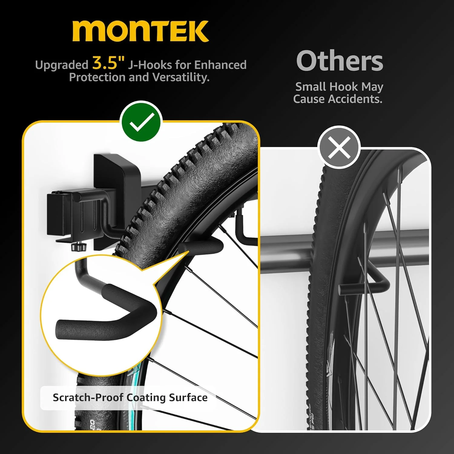 Bike Storage Rack for 3 Bikes | VA1004BK - Image 5