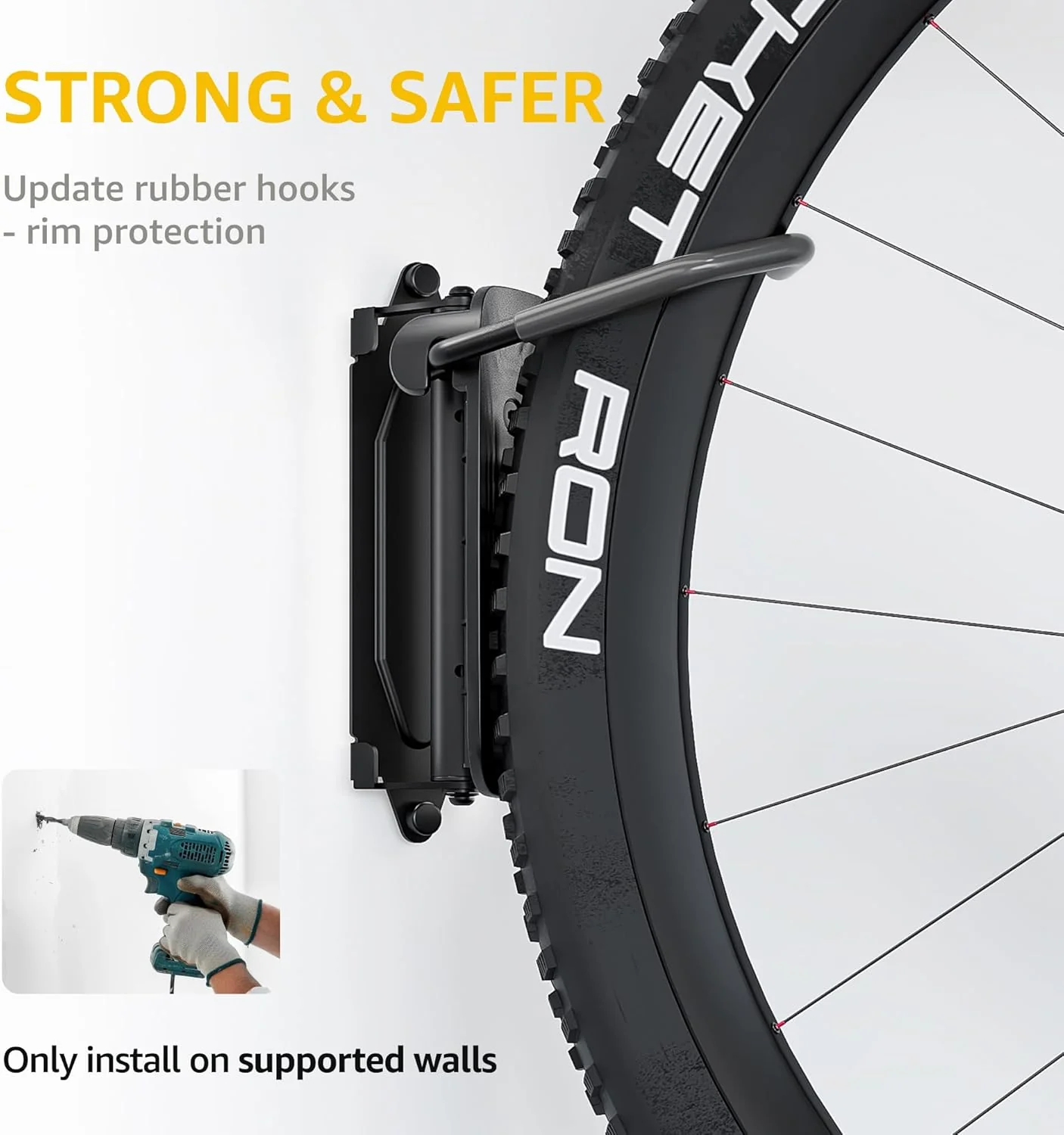 Swivel Bike Wall Mount | VA1001GR - Image 4