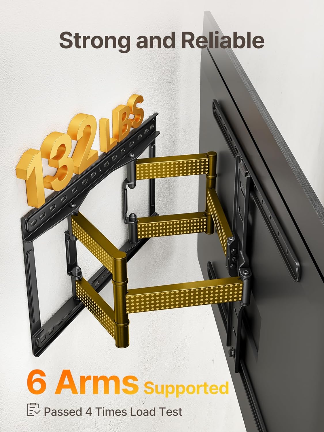 Ultra Slim TV Wall Mount for 43”-90“ TVs | HW1243BK - Image 4