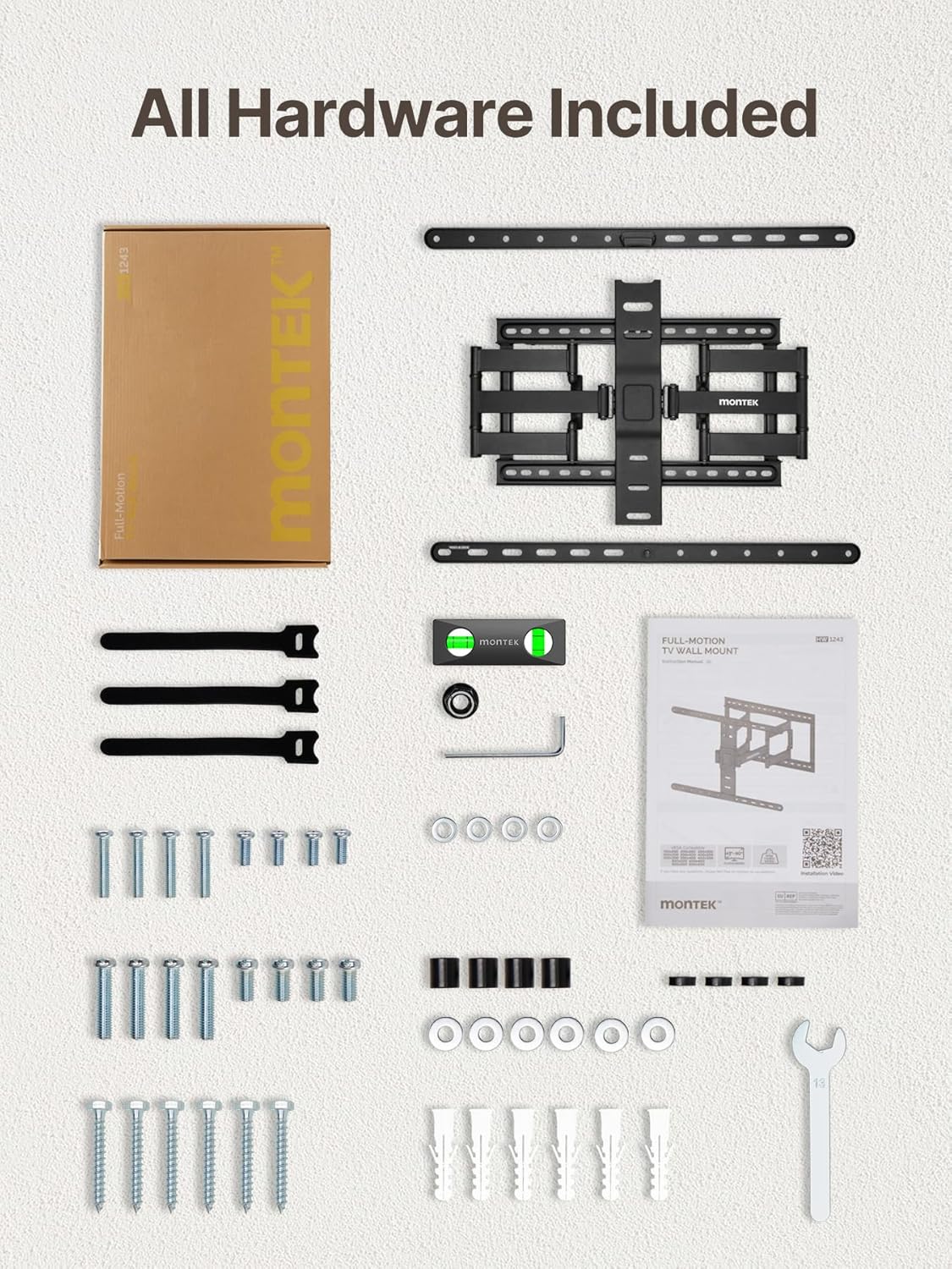 Ultra Slim TV Wall Mount for 43”-90“ TVs | HW1243BK - Image 9